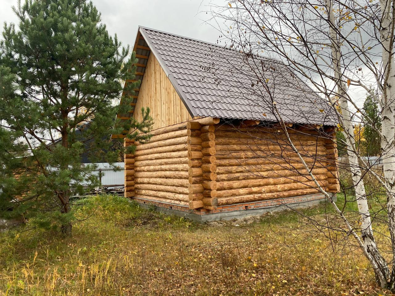 Строительство дома из рубленного бревна